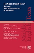 Cover: The Middle English 'Mirror': Sermons from Quinquagesima to Pentecost - Universit&auml;tsverlag Winter