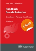 Cover: Handbuch Brandschutzatlas - E-Book (PDF) - Rudolf M&uuml;ller Verlag