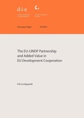 Cover: The EU-UNDP partnership and added value in EU development cooperation - German Institute of Development and Sustainability (IDOS) gGmbH
