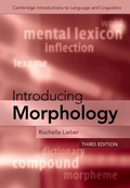 Cover: Introducing Morphology - Cambridge University Press