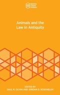 Cover: Animals and the Law in Antiquity - Brown Judaic Studies