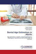 Cover: Dental Age Estimation in Adults - LAP Lambert Academic Publishing