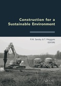 Cover: Construction for a Sustainable Environment - CRC Press