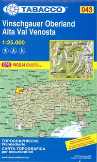 Abbildung von: Alta Val Venosta/Vinschgauer Oberland: 043 - Tabacco