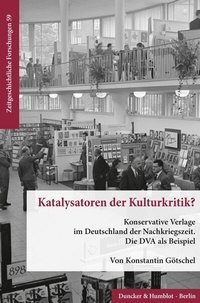 Abbildung von: Katalysatoren der Kulturkritik? - Duncker & Humblot