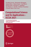 Cover: Computational Science and Its Applications - ICCSA 2021 - Springer