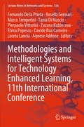 Cover: Methodologies and Intelligent Systems for Technology Enhanced Learning, 11th International Conference - Springer
