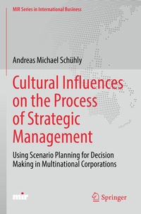 Enlarge image Cover: Cultural Influences on the Process of Strategic Management - Springer