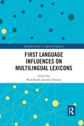 Cover: First Language Influences on Multilingual Lexicons - Routledge