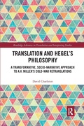 Cover: Translation and Hegel's Philosophy - Routledge