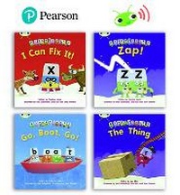Enlarge image Cover: Learn to Read at Home with Bug Club Phonics Alphablocks: Phase 3 - Reception term 2 (4 fiction books) Pack B - Pearson Education Limited