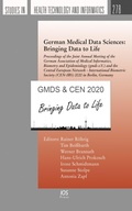 Cover: German Medical Data Sciences: Bringing Data to Life - IOS Press,US