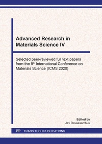 Enlarge image Cover: Advanced Research in Materials Science IV - Trans Tech Publications Ltd