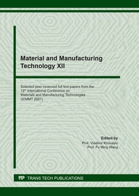 Abbildung von: Material and Manufacturing Technology XII - Trans Tech Publications Ltd