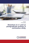 Cover: Directives in L1 and L2 postgraduate writing: A contrastive study - LAP Lambert Academic Publishing