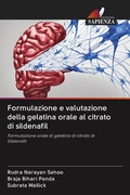 Cover: Formulazione e valutazione della gelatina orale al citrato di sildenafil - Edizioni Sapienza