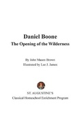 Cover: Daniel Boone - IngramSpark