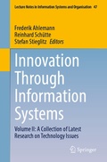 Bild: Innovation Through Information Systems - Springer