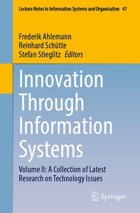 Abbildung von: Innovation Through Information Systems - Springer