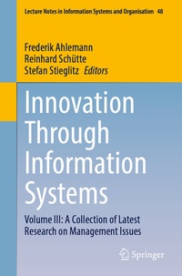 Abbildung von: Innovation Through Information Systems - Springer
