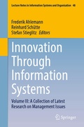 Bild: Innovation Through Information Systems - Springer