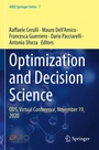 Cover: Optimization and Decision Science - Springer
