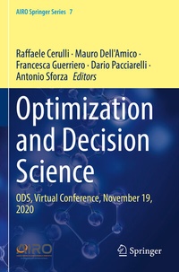 Abbildung von: Optimization and Decision Science - Springer