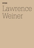 Cover: Lawrence Weiner - Hatje Cantz Verlag