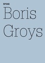 Cover: Boris Groys - Hatje Cantz Verlag