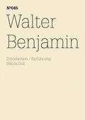 Cover: Walter Benjamin - Hatje Cantz Verlag