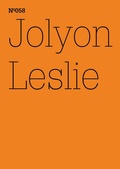 Cover: Jolyon Leslie - Hatje Cantz Verlag