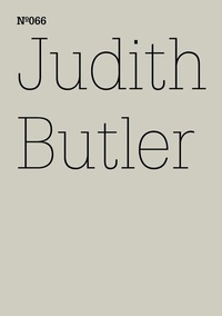 Abbildung von: Judith Butler - Hatje Cantz Verlag