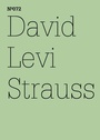 Cover: David Levi Strauss - Hatje Cantz Verlag