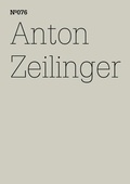 Cover: Anton Zeilinger - Hatje Cantz Verlag