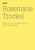 Cover: Rosemarie Trockel - Hatje Cantz Verlag