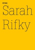 Cover: Sarah Rifky - Hatje Cantz Verlag