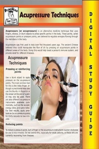 Abbildung von: Acupressure Techniques ( Blokehead Easy Study Guide) - Publisher s21017