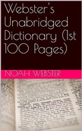Cover: Webster's Unabridged Dictionary (1st 100 Pages) - iOnlineShopping.com