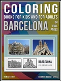 Cover: Coloring Books for Kids and for Adults - Barcelona - Remis Family