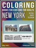 Cover: Coloring Books for Kids and for Adults - New York - Remis Family