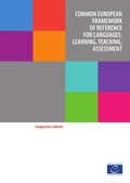 Cover: Common European Framework of Reference for Languages: Learning, Teaching, assessment - Conseil de l'Europe