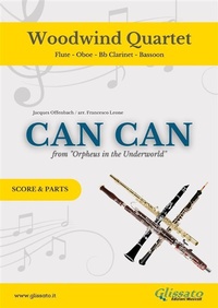 Abbildung von: Woodwind Quartet "Can Can" score & parts - Glissato Edizioni Musicali