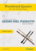 Cover: Woodwind Quartet "Addio del Passato" score & parts - Glissato Edizioni Musicali