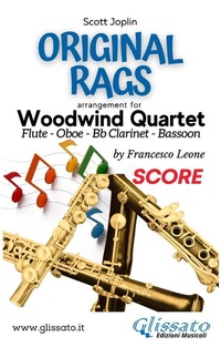 Abbildung von: Woodwind Quartet sheet music: Original Rags (score) - Glissato Edizioni Musicali