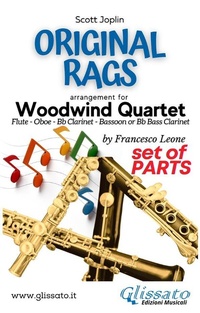 Abbildung von: Woodwind Quartet sheet music: Original Rags (parts) - Glissato Edizioni Musicali