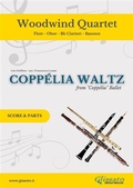 Cover: Woodwind Quartet "Copp&eacute;lia Waltz" score & parts - Glissato Edizioni Musicali