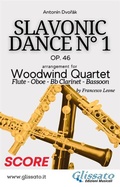 Cover: Slavonic Dance no.1 - Woodwind Quartet (Score) - Glissato Edizioni Musicali