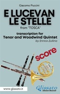 Cover: E lucevan le stelle - Tenor & Woodwind Quintet (SCORE) - Glissato Edizioni Musicali