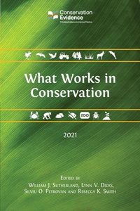 Enlarge image Cover: What Works in Conservation 2021 - Open Book Publishers