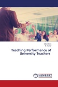 Cover: Teaching Performance of University Teachers - LAP Lambert Academic Publishing